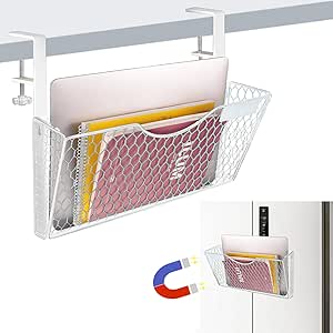 MILEGI Under Desk Drawer Organizer, Under Desk Storage Drawers Clamp-On, Hanging - View #2