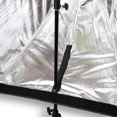 Miniatura 6 de UNPLUGGED STUDIO 24" X 36" 60cm X 35.4 in Paraguas Rectángulo Softbox con bolsa de transporte para retrato o fotografía de producto SB-090