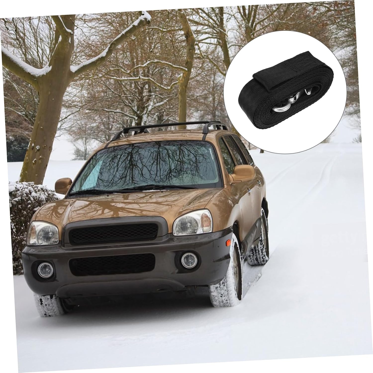Trailer Winch Belt Boat Crank Strap Ropes for Boat Winch Straps Trailer Hook