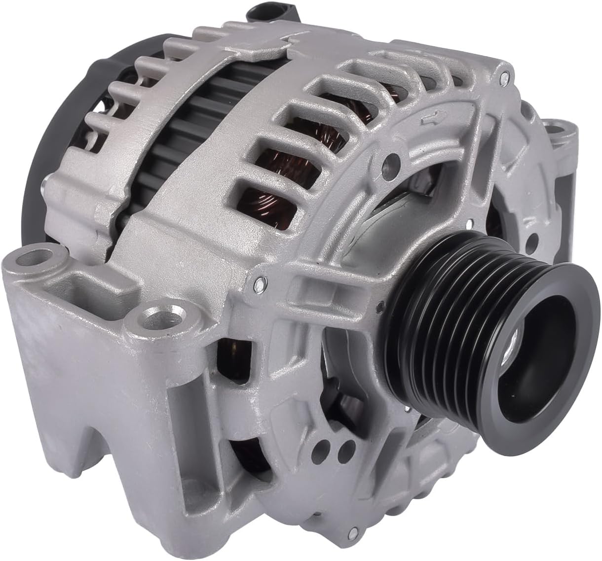 180A 12V CW Alternator Replacement for Mercedes CL550 CLK550 CLS550 E350 GL550 R350 GL450 ML450 S550 SLK350 2006-2018 6-Groove 0121715114 AL0844N