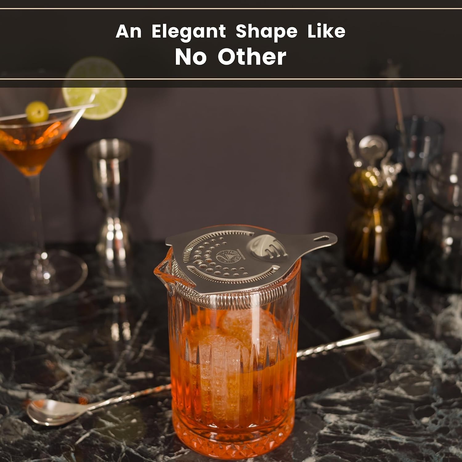 Cocktail Strainer for Drinks, Bar Strainers, Hawthorne Strainer
