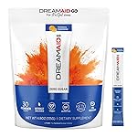 Sleep Aid Drink with Melatonin + Chamomile, DreamAid Helps Adults Fall Asleep Faster, Sleep Longer and Waking up Feeling Rejuvenated - Zero Sugar & Keto Friendly, 30 Count (Pack of 1)