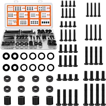TV Bracket Screws, 76PCS TV Mounting Screw Kit M4 M5 M6 M8 VESA Bolts