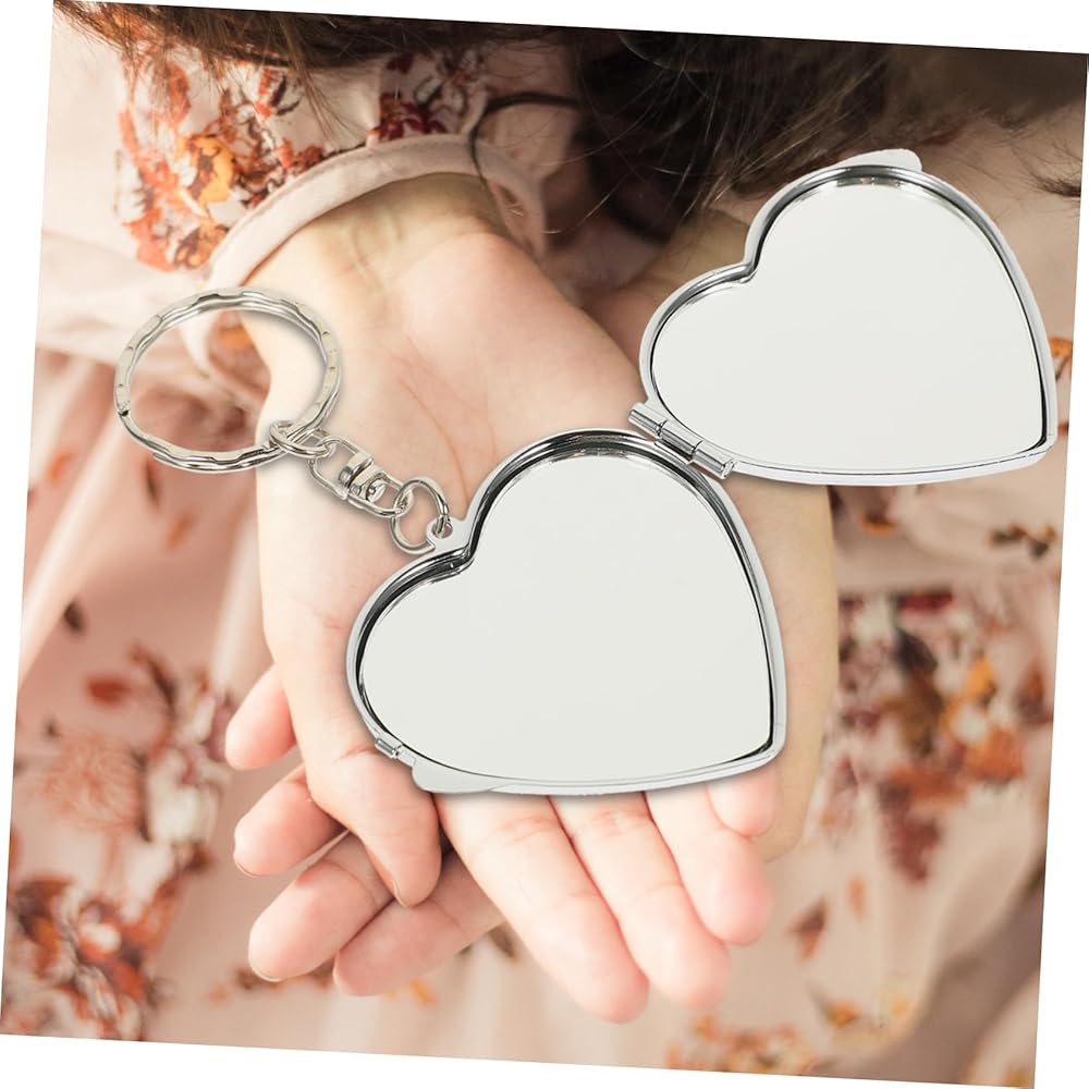Amazon.co.jp: [LALADEFIEE] 8個 キーホルダー化粧鏡 ミニミラー