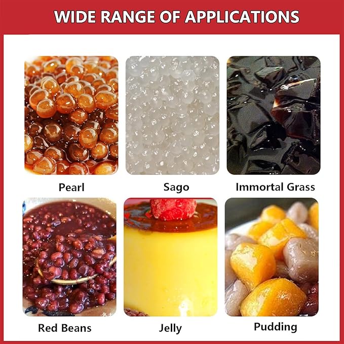 Máquina Automática de Perlas 900W, Olla Eléctrica 6L para Té de Burbujas miniatura 3