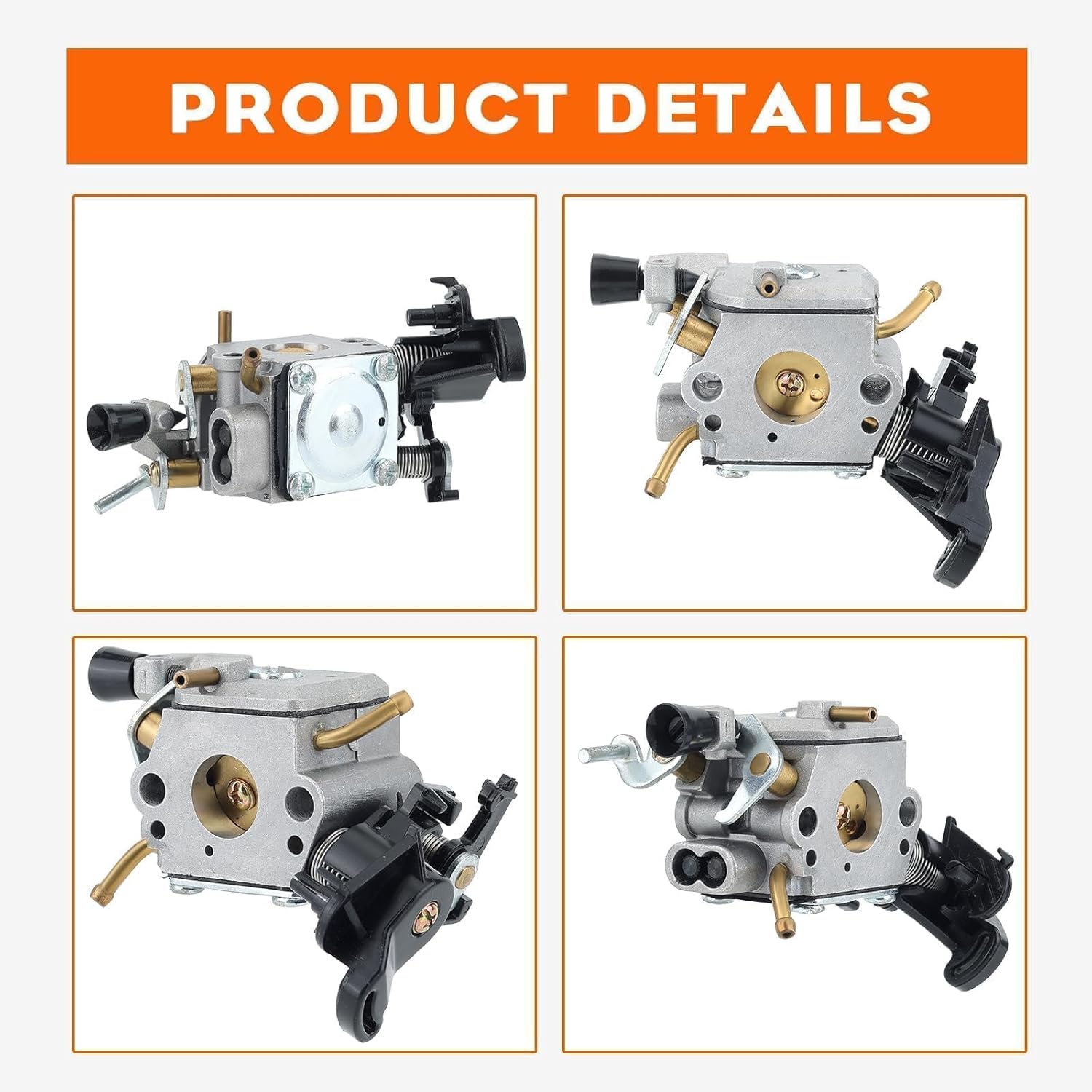 Hipa 506450401 Carburetor for Hus-qvarna 445 450 450E 445E Gas Chainsaw Parts Replace C1M-EL37B Carb with Air Filter Tune up Kit