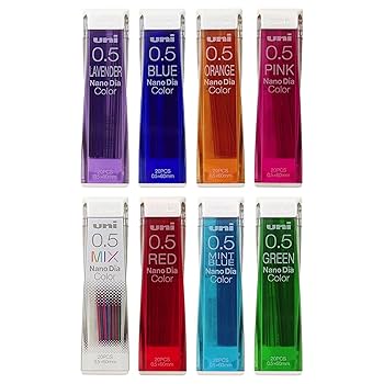 Amazon.co.jp: uni カラーシャープ替芯 ミックス U05202NDCMIX