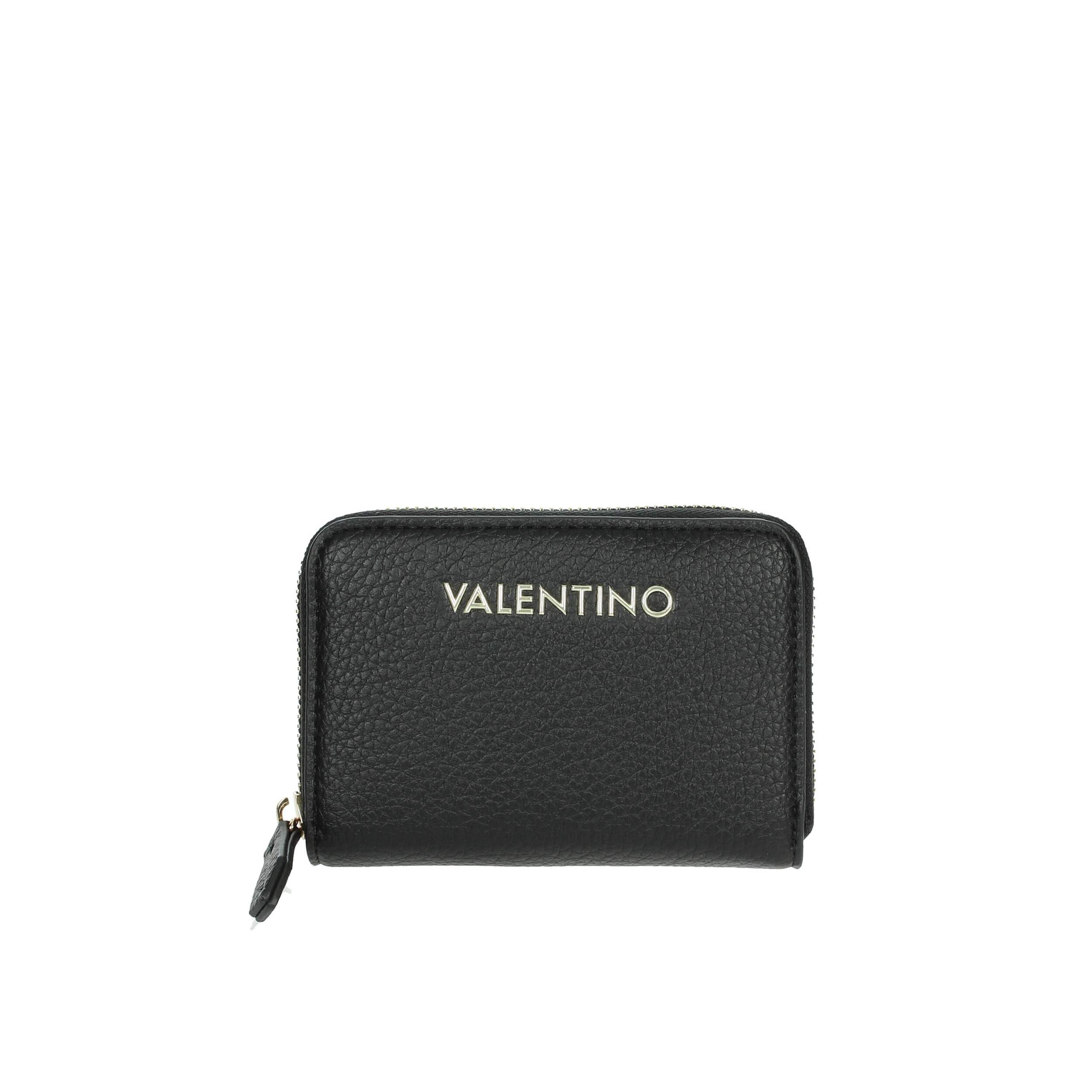VALENTINO Post Re Zip Around noir, l'excellence de la maroquinerie