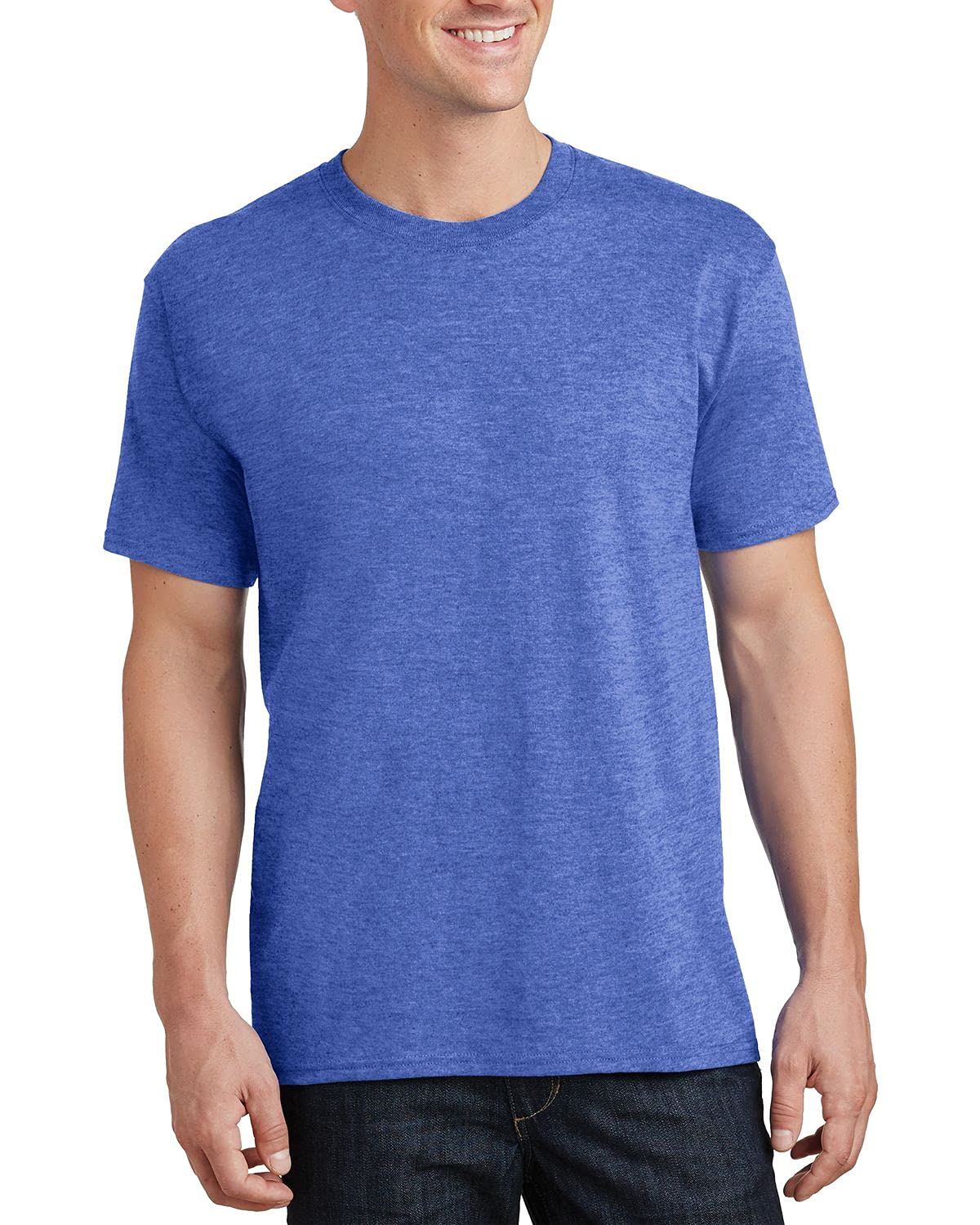 JustBlanks Mens 100% Cotton T-Shirt for Men Short Sleeves Men's t-Shirt Crew T-Shirt Crewneck Tee