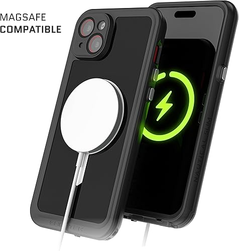 Miniatura 4 de Ghostek Nautical Slim - Funda impermeable para iPhone 15 Plus, protector de pantalla y protector de cámara integrados, compatible con accesorios