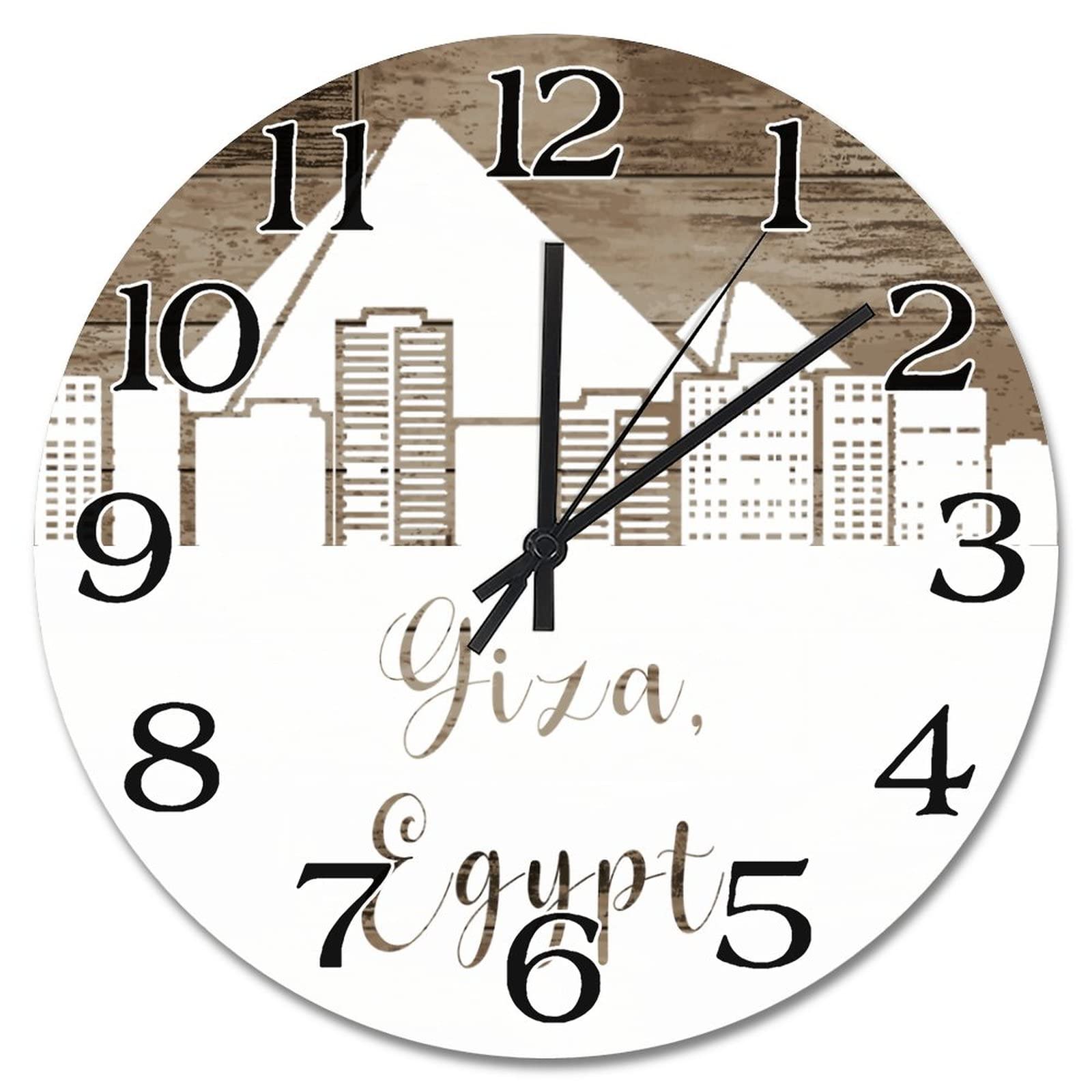 Horloges murales rondes grand format 38,1 cm de style ferme