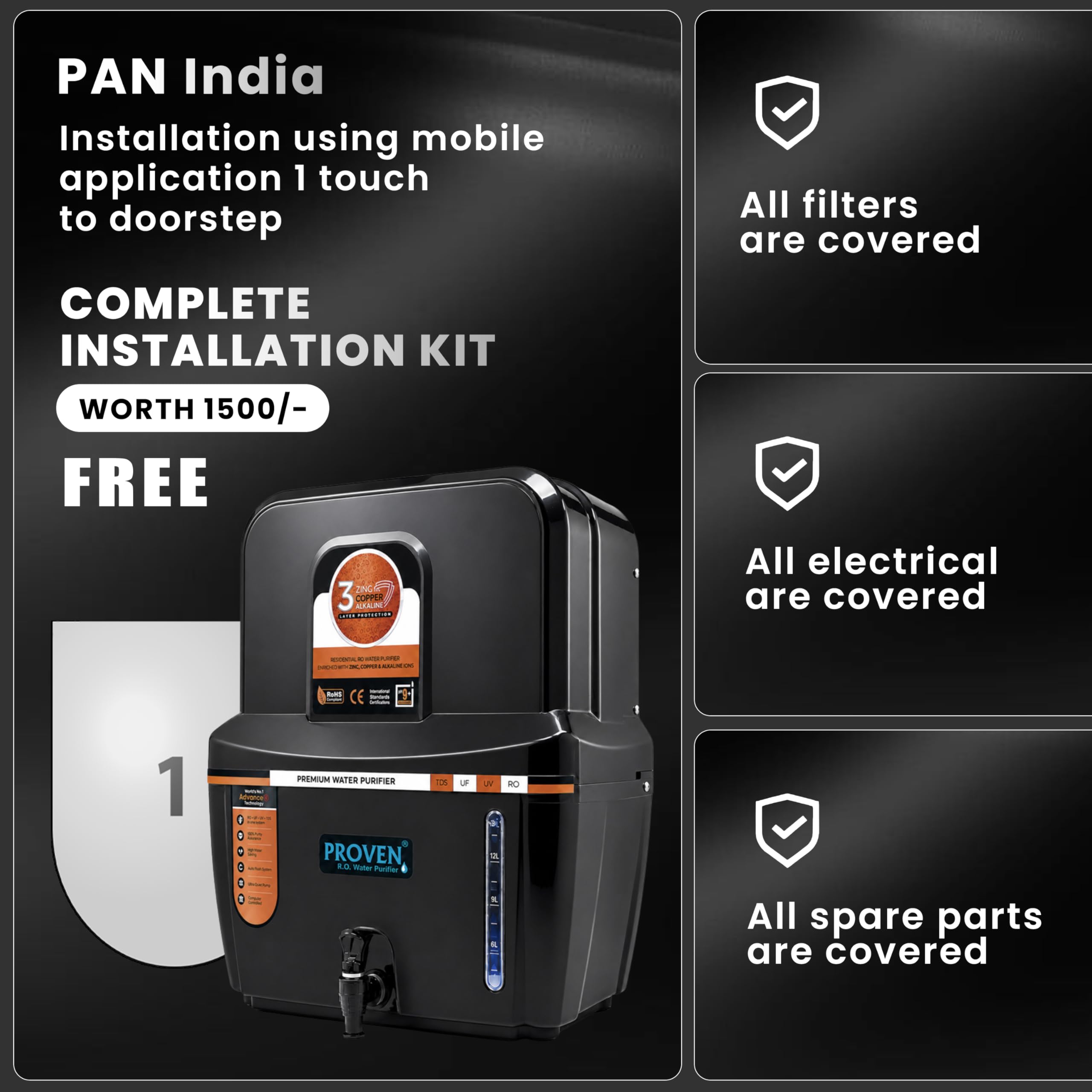 Proven RO Water Purifier - Clean Water On Demand -3 Proven RO Water Purifier - Clean Water On Demand -3