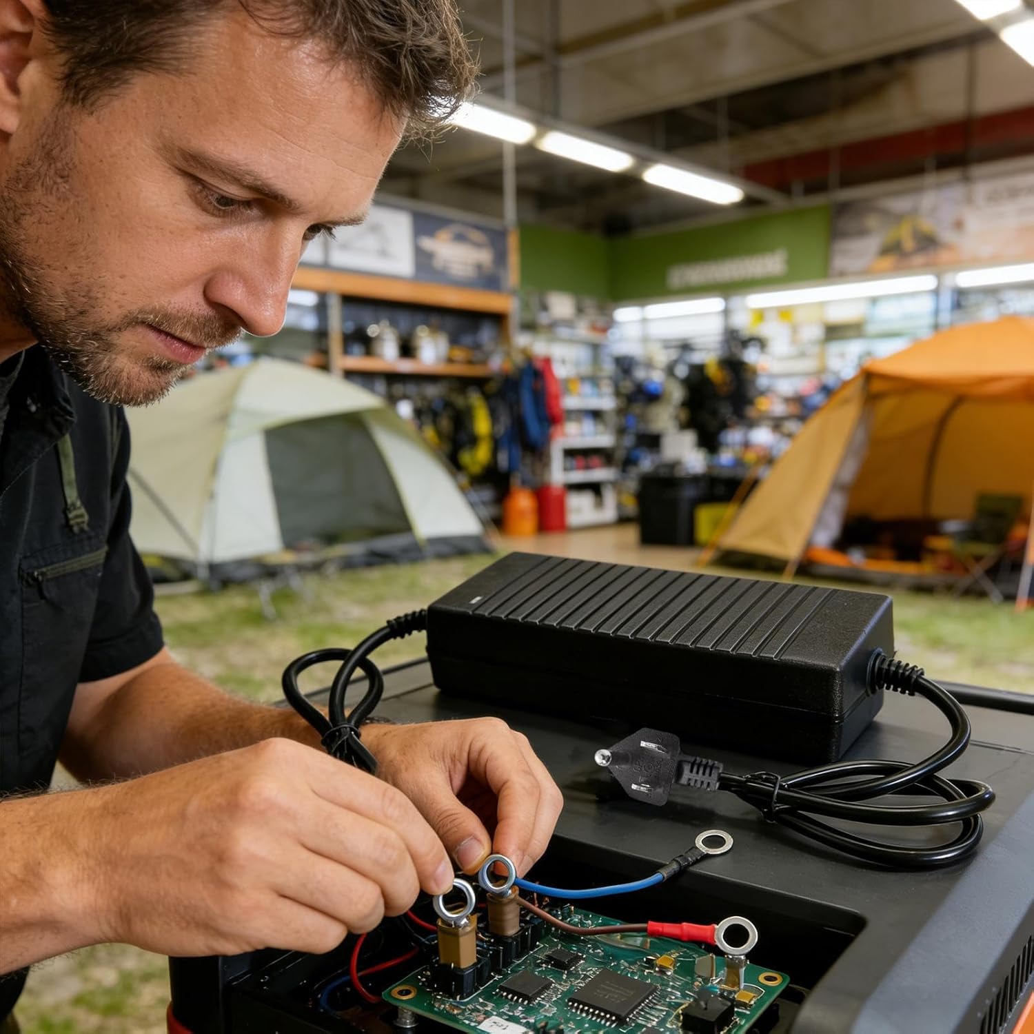 Car Heater 12V Adapter - Portable Lightweight Safe Electronic Supplies, Car Heater Energy Supply for Parking Camping Tent, Cargo Caravan Home Outdoor Use, Ideal for Vehicle Interior Warming, Reliable