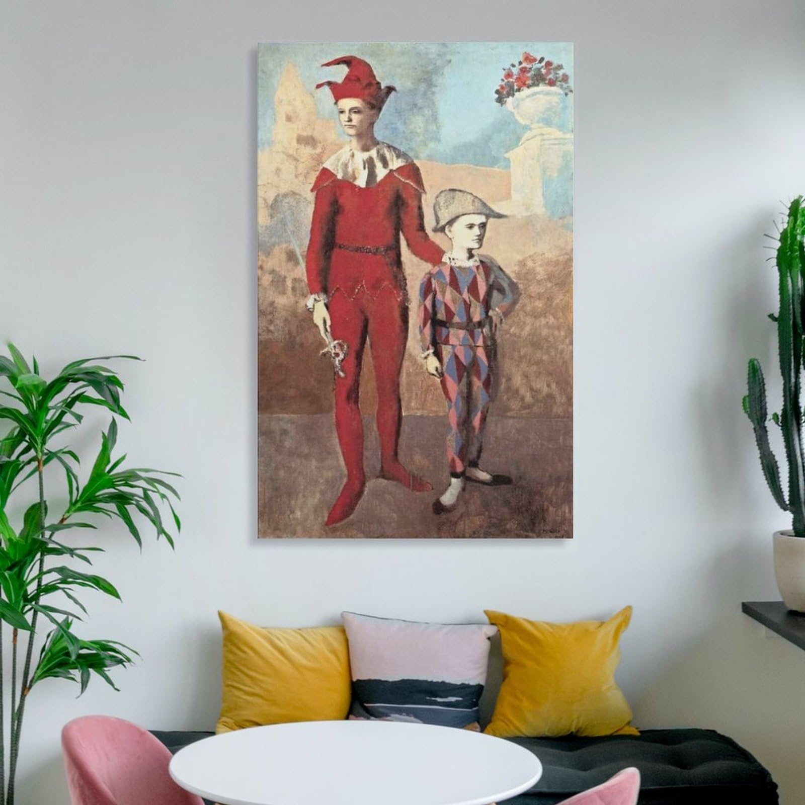 ピカソ(PICASSO)【アクロバットの女】、高級画集画、状態良好