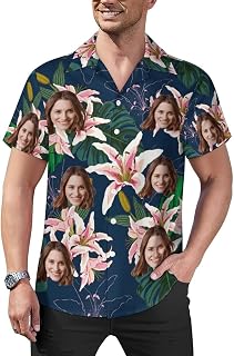 Custom T Shirts Personalized Add Your Photo Text Ultra Soft for Men Women, Front & Back Print Heavy Cotton Short Sleeve T Shirt