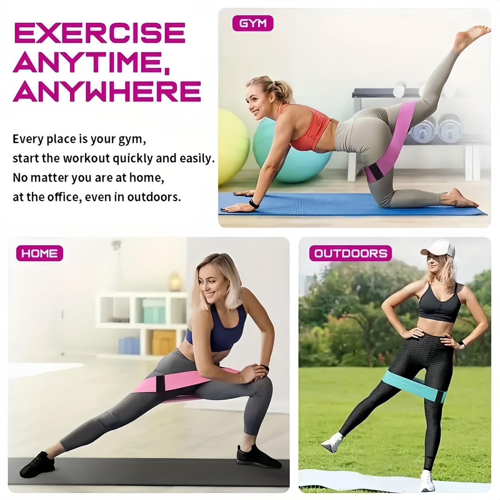 Kit De Pilates Para Entrenamiento En Casa - Accesorios de Pilates para Mujer,Accesorios Antideslizantes Para Desarrollo Muscular Ejercicio Corporal Completo Para Yoga Gimnasio Viajes Exteriores