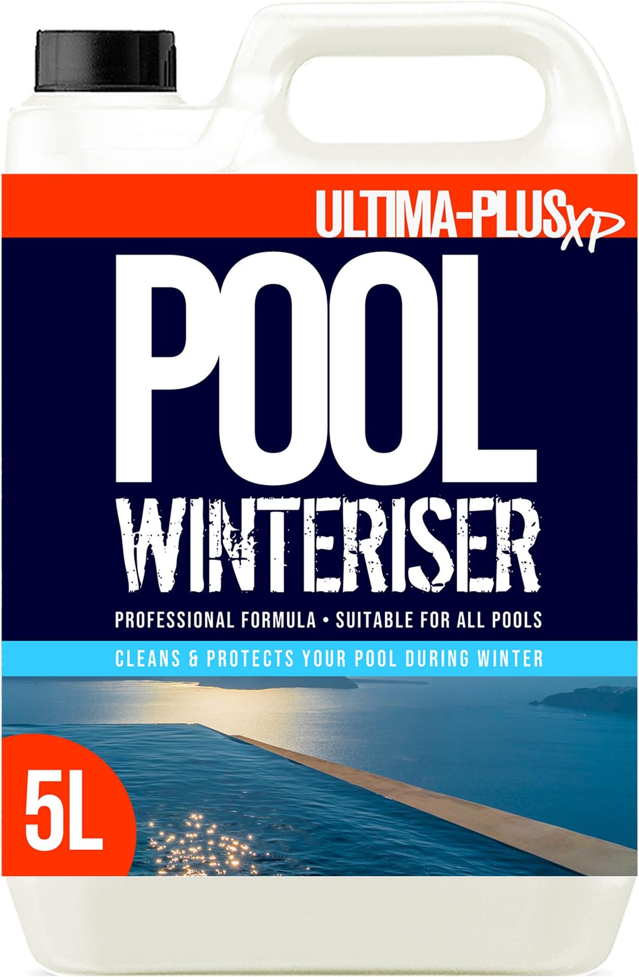 Ultima-Plus XP Pool Winteriser - Protects, Cleans & Prevents Limescale and Algae During the Winter Months - For all Hot Tubs, Spas and Whirlpools (5 Litres)