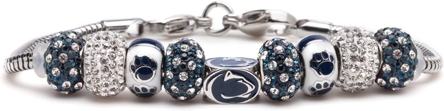 Stone Armory Penn State Charm Bracelet | Penn State Nittany Charm Bracelet | Officially Licensed Penn State Jewelry