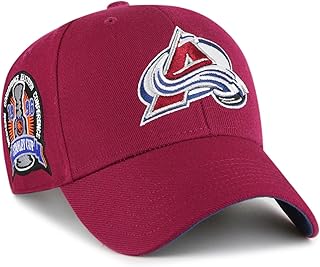'47 Brand Curved Snapback Cap NHL Vintage Colorado Avalanche Ruby