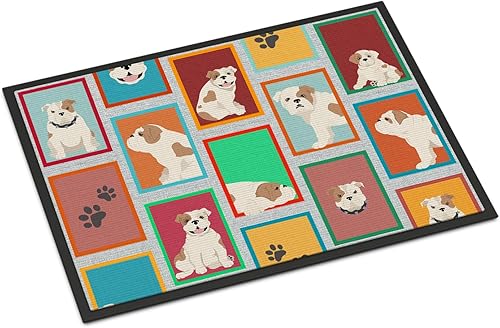 Vista 420 de Caroline's Treasures MLM1087MAT - Felpudo de perro de montaña bernés de 18 x 27 pulgadas, para interiores y exteriores, para entrada, Bernese