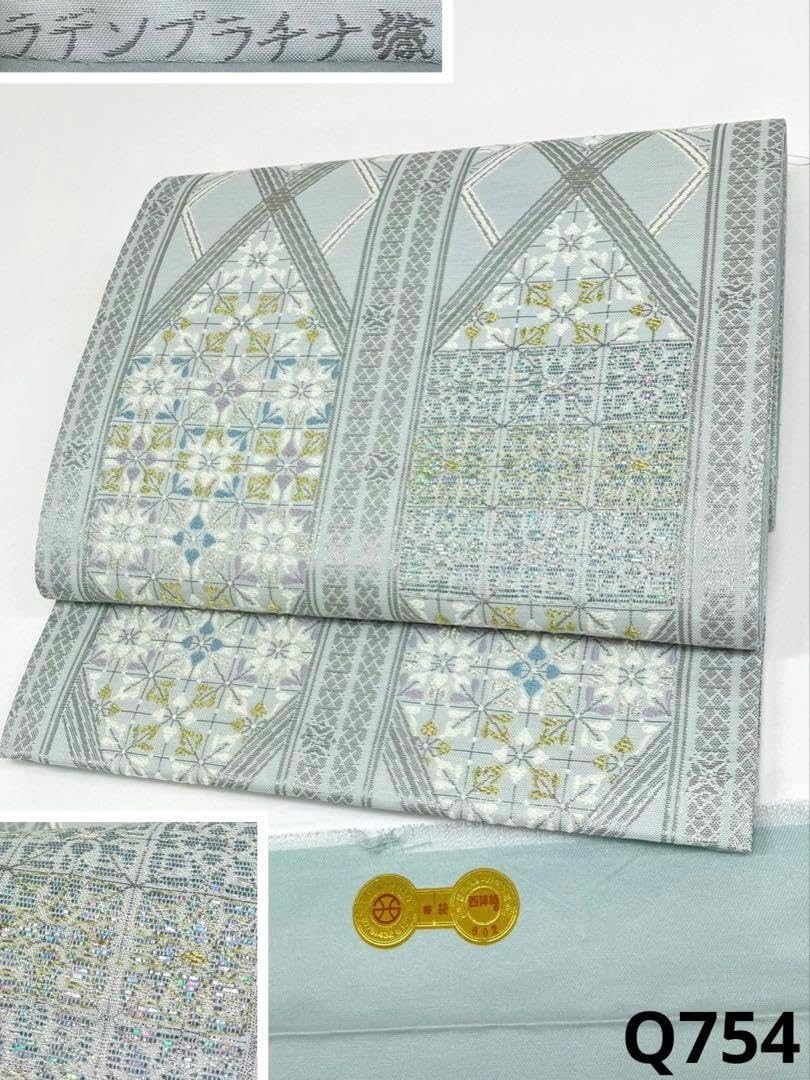 螺鈿細工】六通 袋帯 西陣織 正絹