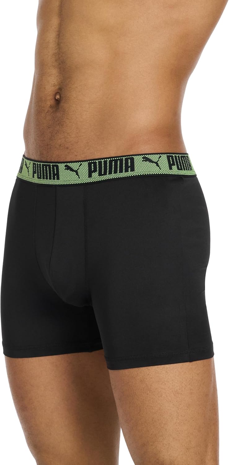 PUMA Men's Training Fit Anti-Odor 5 Pack Boxer Briefs - Image 5