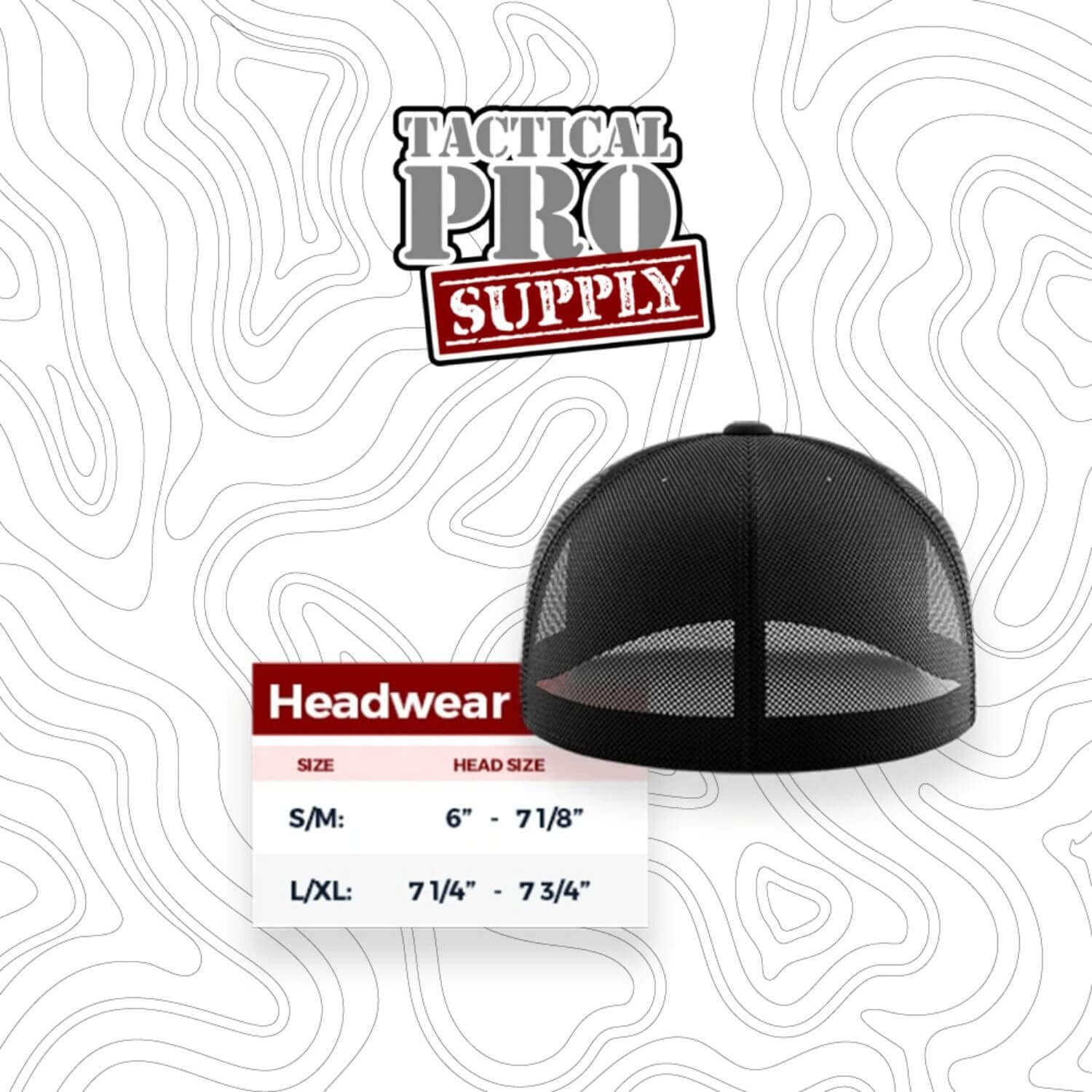 TPS - Patriotic Flexfit Hat for Men or Women, Stitched Patch, and Fitted Closure Design, Decorated with PVC Embossed Logo Small-Medium White Flag