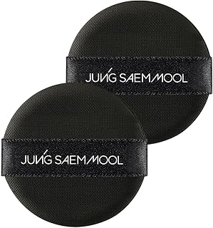 JUNG SAEM MOOL Cushion Puff Natural Cover Puff for Smooth Fitting with The Round Shape 2.1 Inch