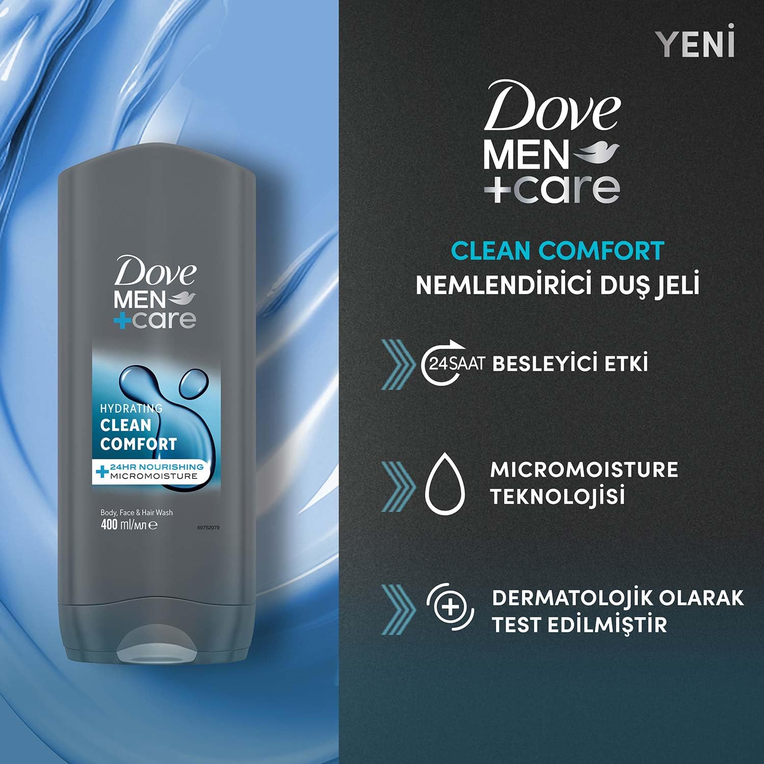 Dove Men Care Clean Comfort Duş Jeli 400 Mililitre