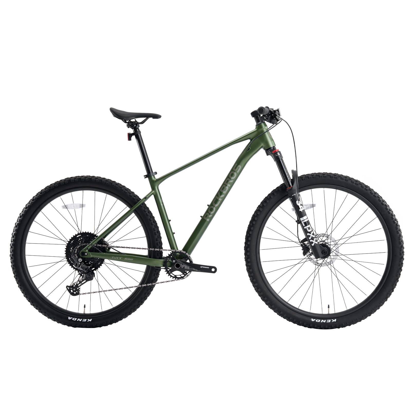 ROCKBROS MT·600 Bicicleta de Montaña Hardtail 29", Cuadro de Aluminio, 1x12 Velocidades, Horquilla de Aire 140 mm, Frenos de Disco Hidráulicos, Neumáticos Antipinchazos, Eje Pasante