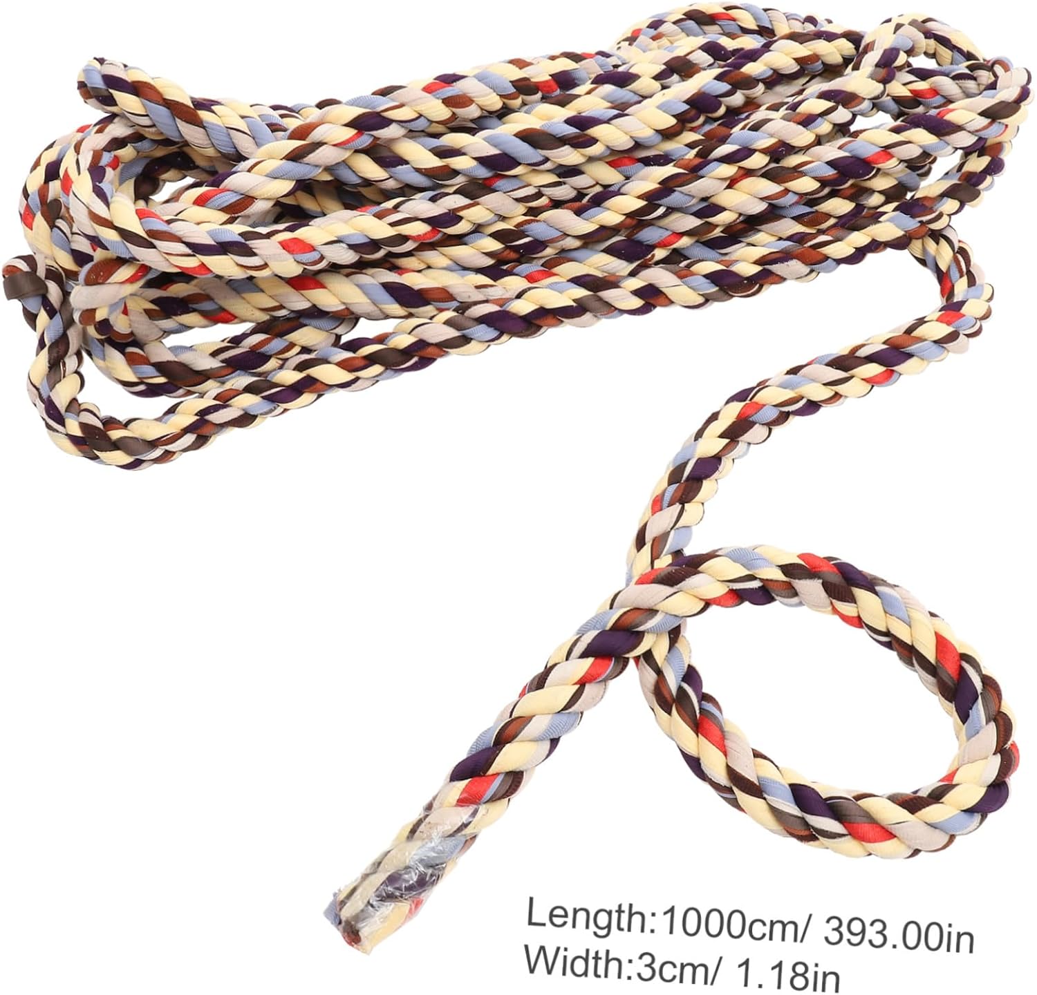 KICHOUSE No Stretch War Rope Thick Ropes for Adults Boys and Girls Random Color