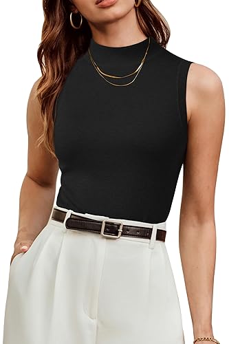 Womens Wool Blend Sweater Soft Turtleneck All-Season Casual Tank 2026