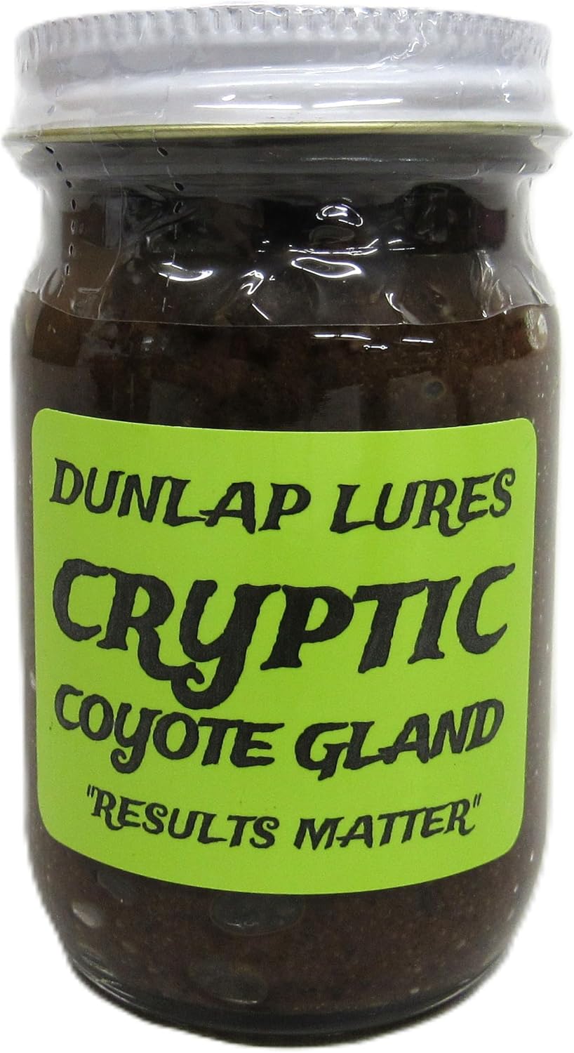 Cryptic Coyote Gland Lure - Dunlap Lures 4 Ounce Jar
