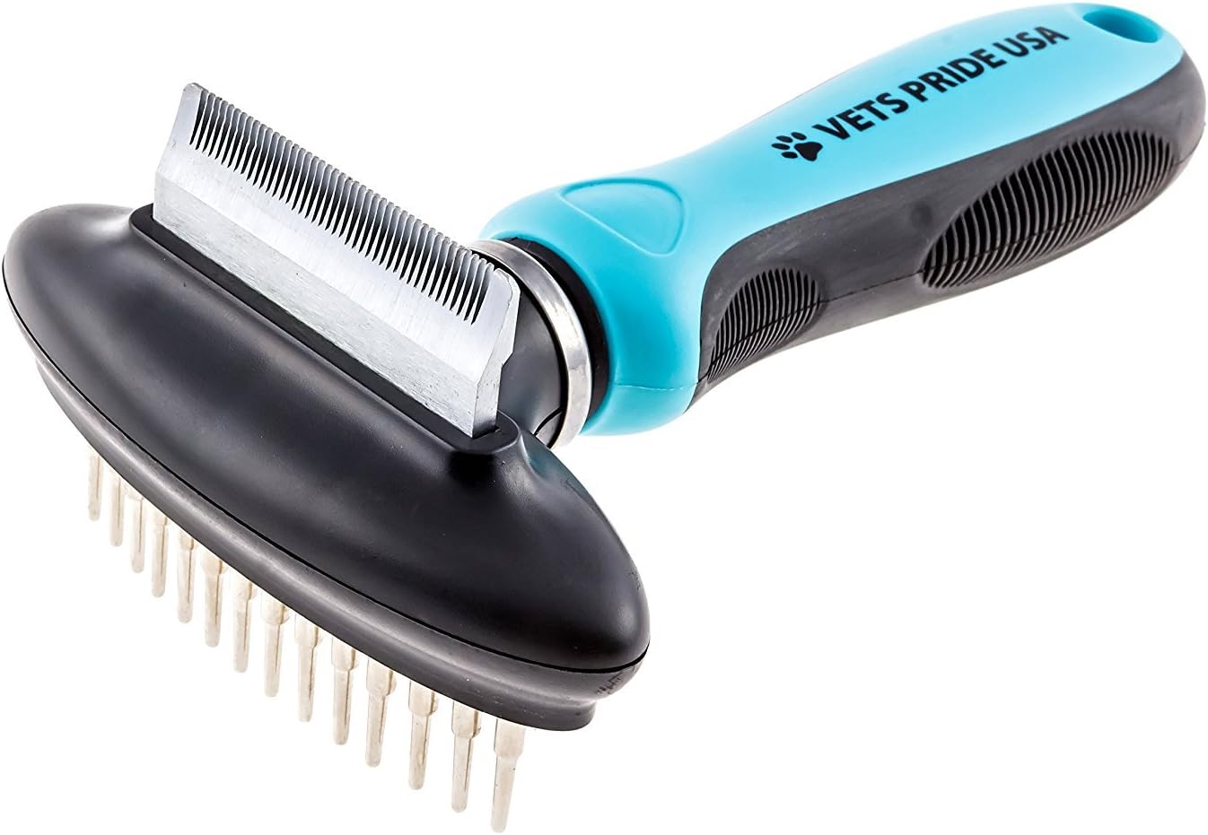 2-in-1 Cat and Dog Grooming Brush - Deshedding Comb & Undercoat Rake for Pets - Control Shedding and Remove Matted Hair for Pets