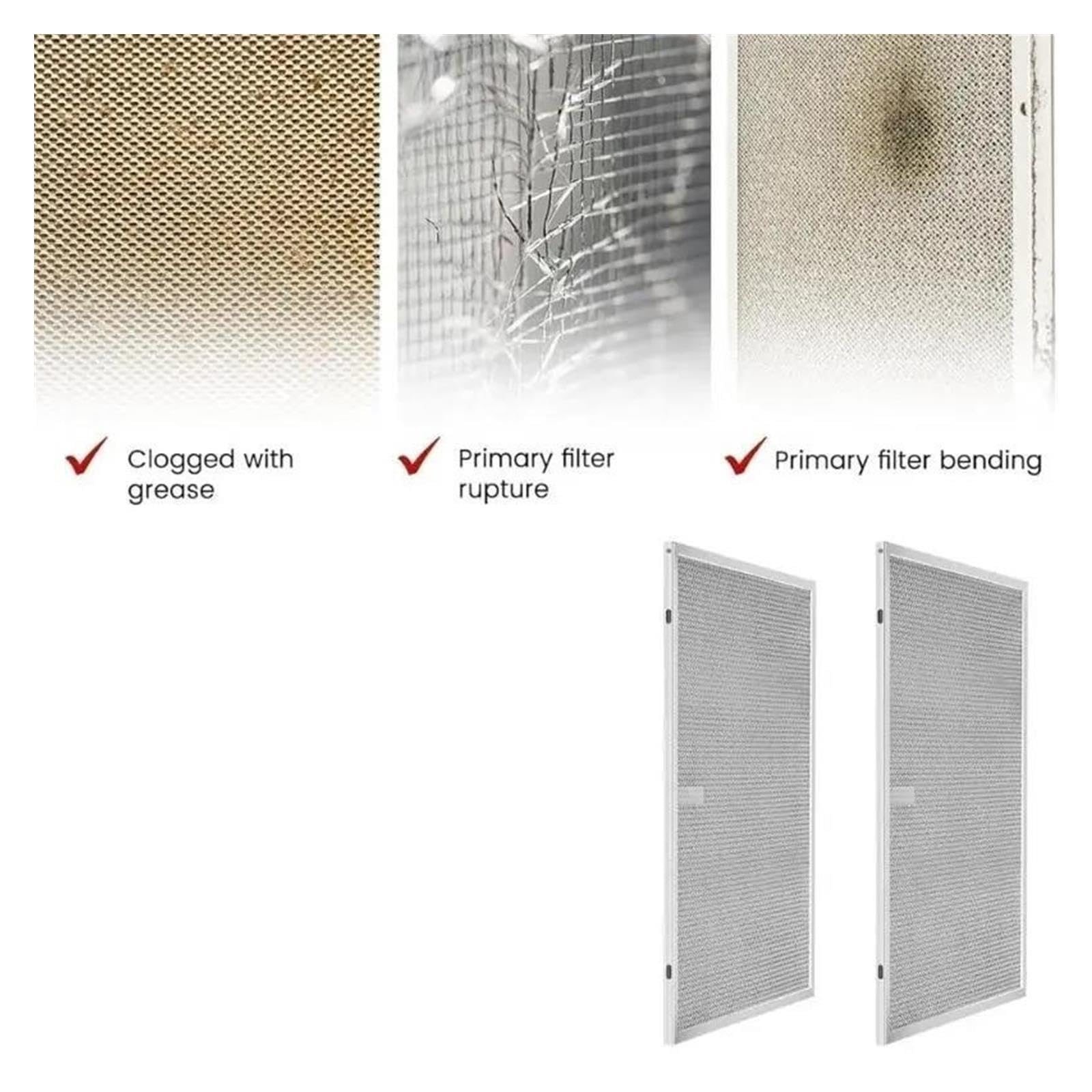 Filtro For Cappa Aspirante Portatile Filtro Antigrasso Metallico, Compatibile Con Varie Cappe Serie QS136AA, QS136BC, QS136BL, Facile Da Pulire E Mantenere
