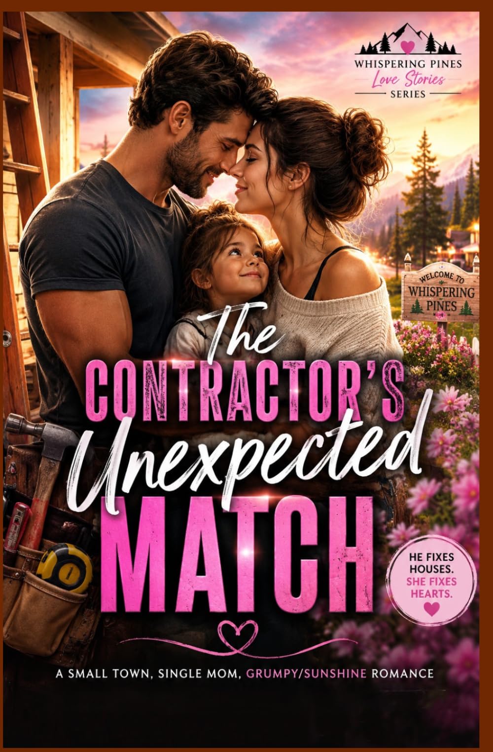 The Contractor’s Unexpected Match: A Small-Town Single Mom Romance Featuring a Protective Hero, Found Family, and a Heartwarming Happily Ever After (Whispering Pines Love Stories Book 4)