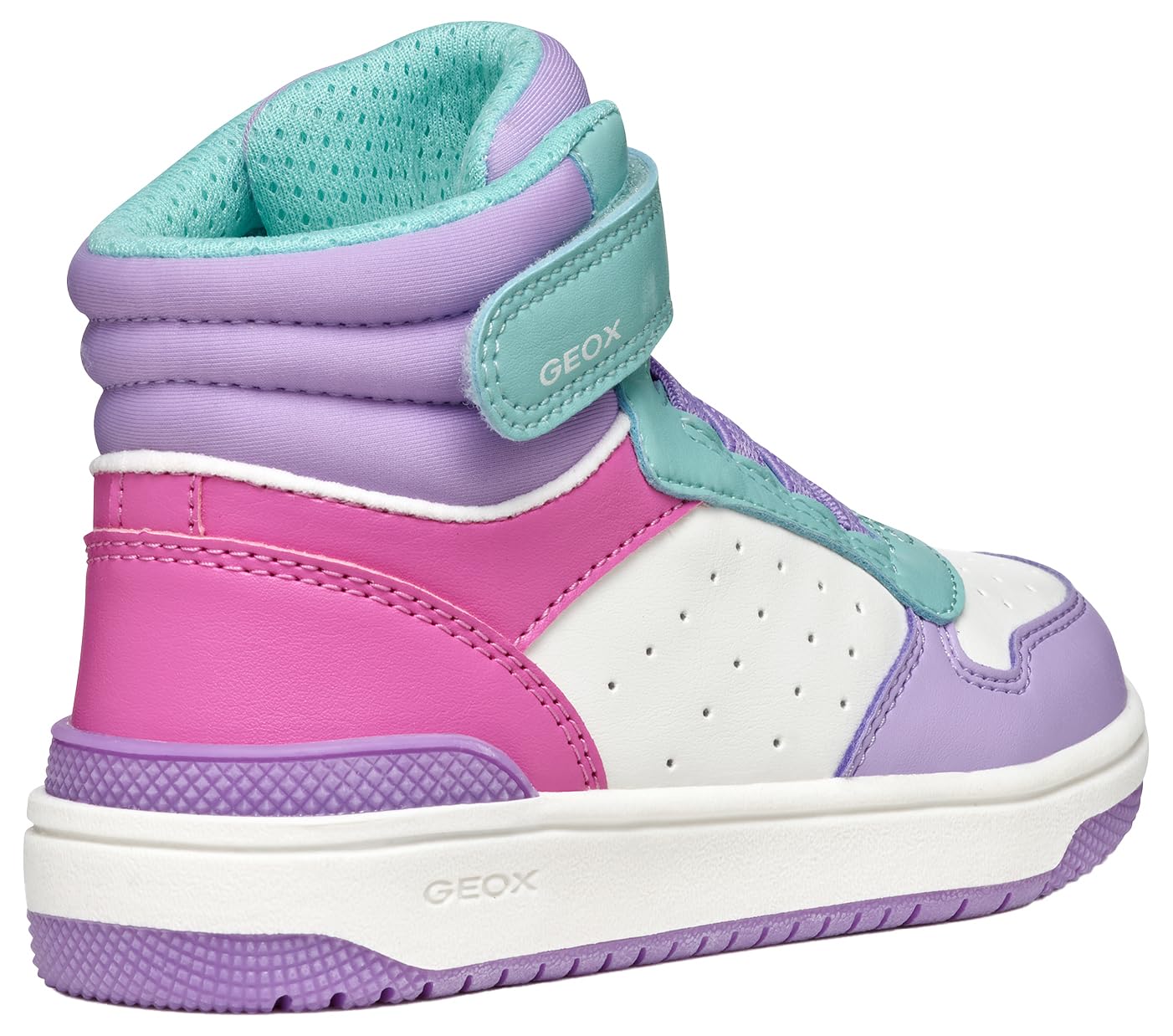 Geox Boots WASHIBA, Glattleder, Rot, Kinder