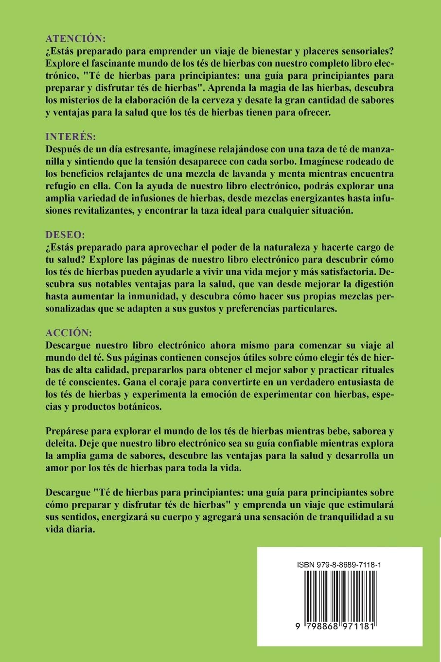 Té De Hierbas para principiantes: Una Guía para Principiantes sobre como Infusionar y Disfrutar Tés de Hierbas