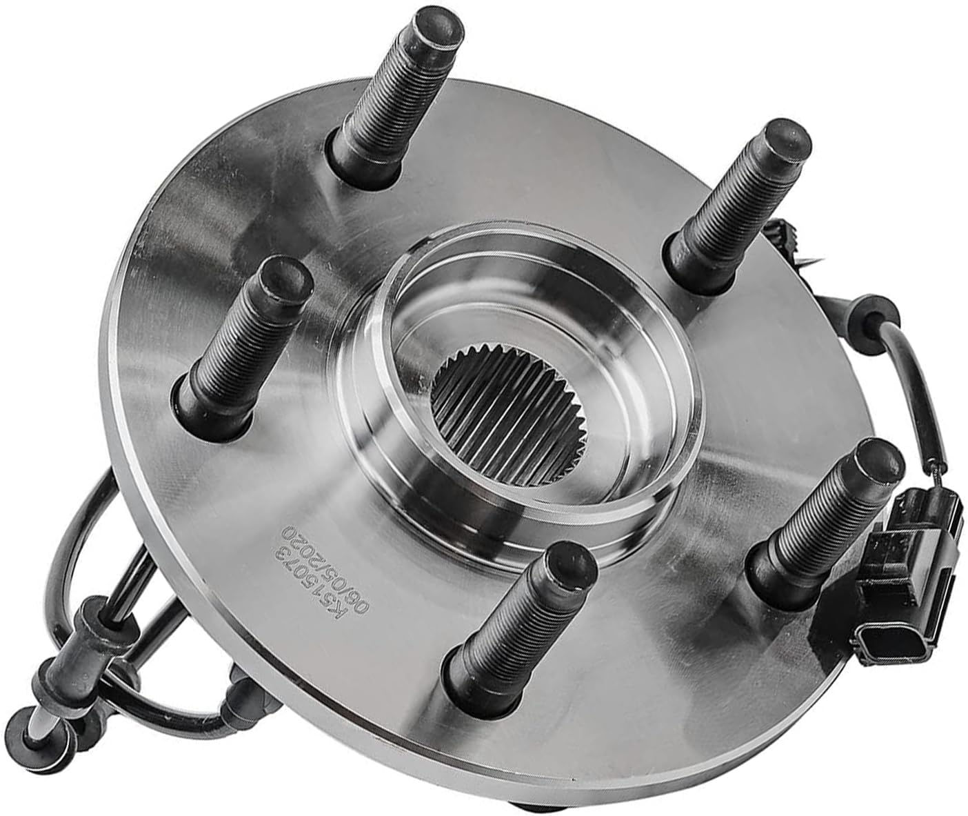 Detroit Axle - Front Wheel Bearing Hub Kit for 2002-2005 Dodge Ram 1500 [4-Wheel ABS], 2 Wheel Bearing Hub Assemblies 2 Outer Tie Rod Ends 2003 2004 Replacement