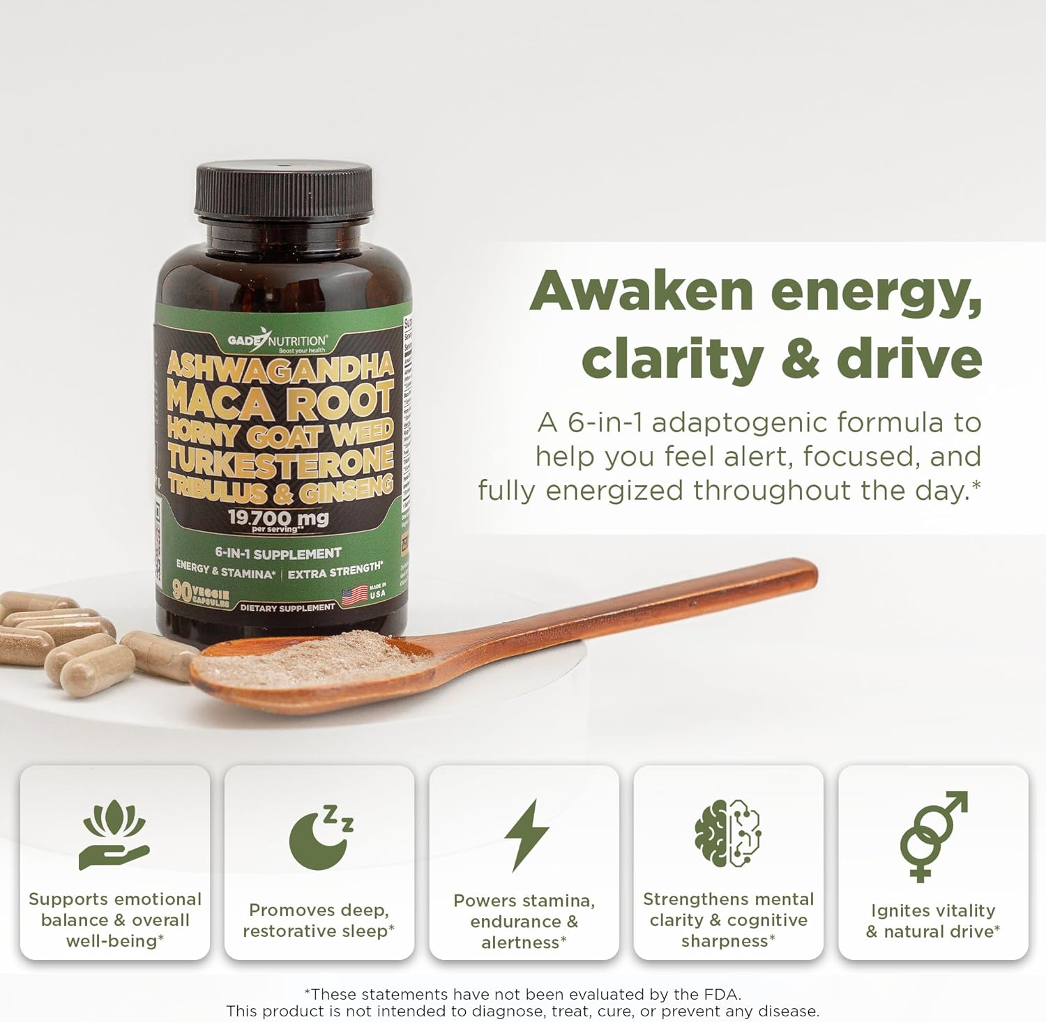 Gade Nutrition Ashwagandha Performance Blend