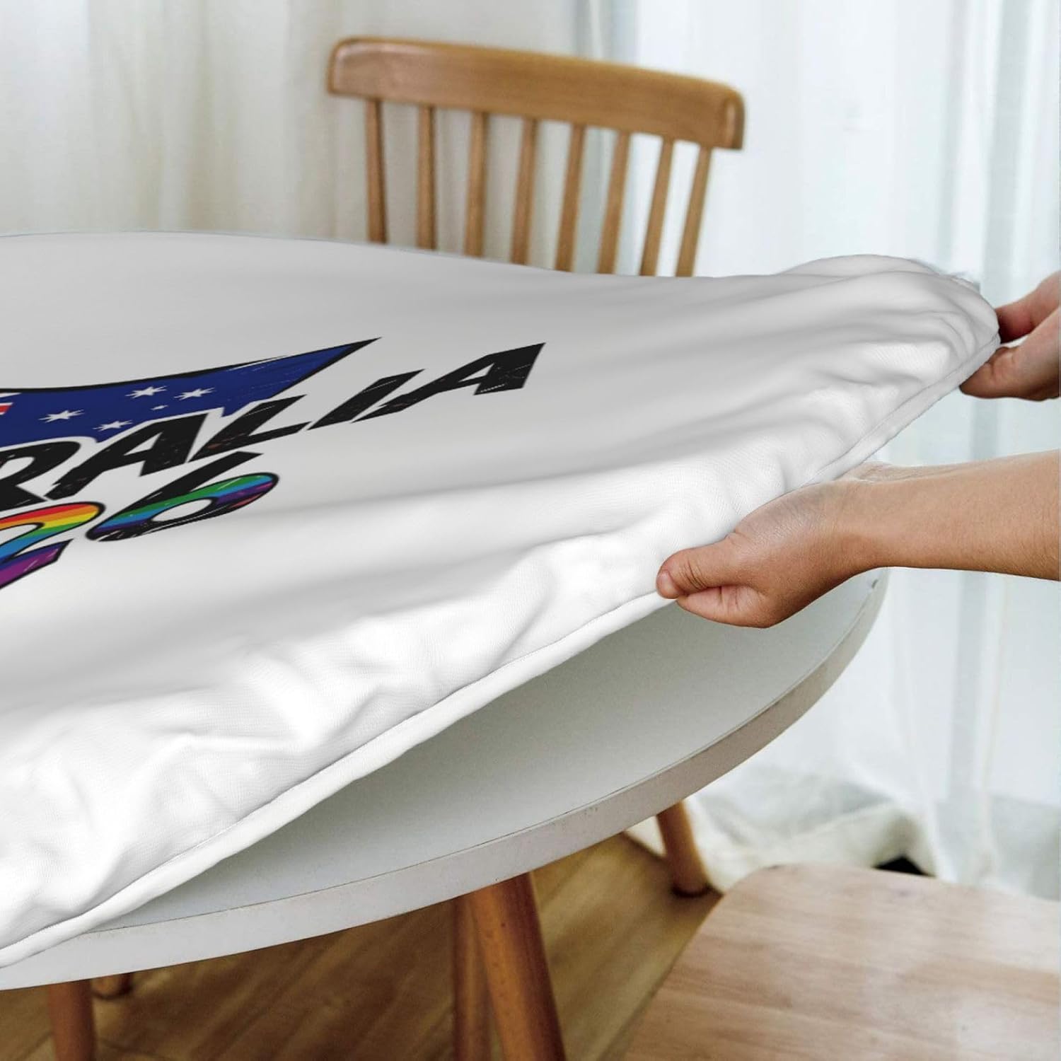 Australia Graphic Tablecloth for Football Party, Soccer Cup 2026 Match Table Cover Soccer Fans Table Cloths,Australia Flag TableCover