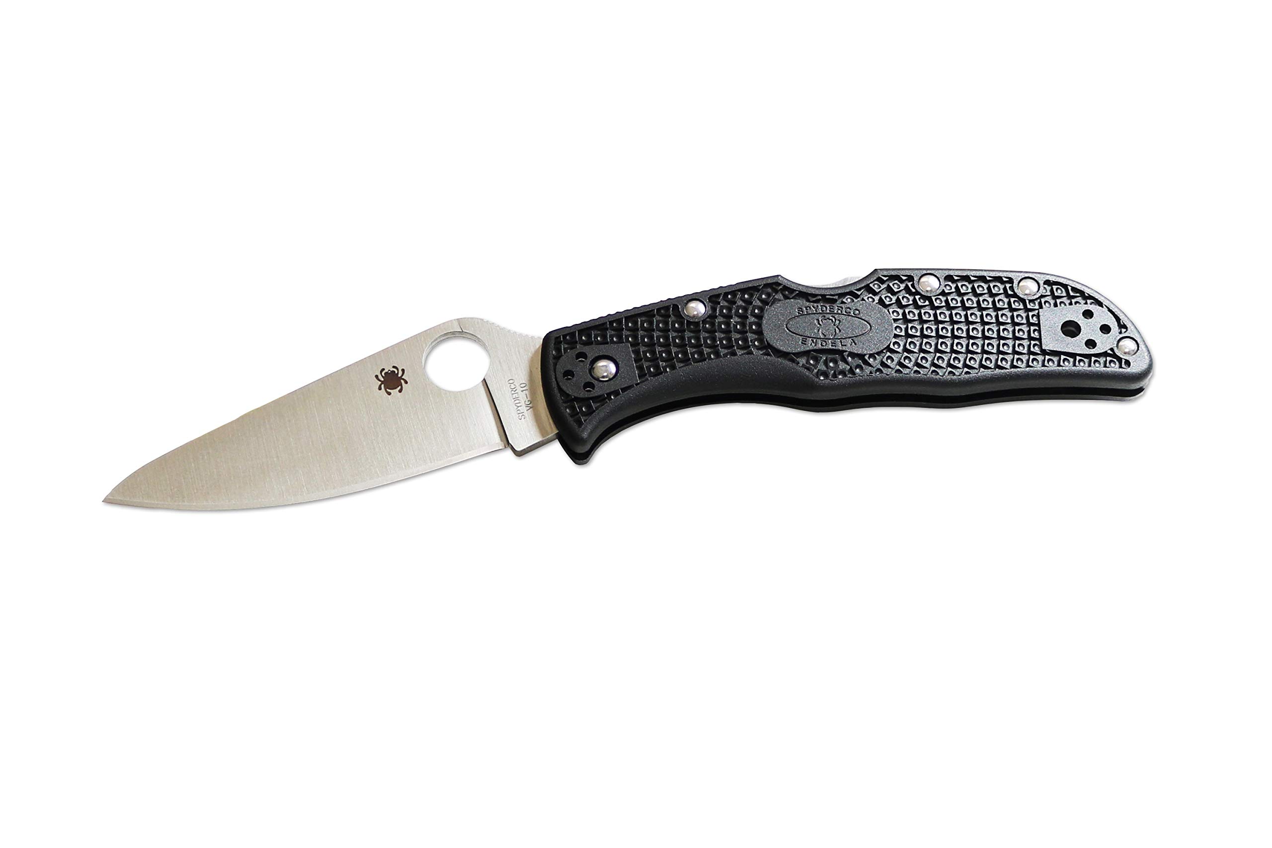 スパイダルコ(Spyderco) フォールディングナイフ ブラック ブレード長:87mm エンデラ [直刃] C243PBK
