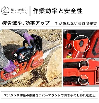 Amazon | HAIGE(ハイガー) チェンソー エンジン 軽量 目立 排気