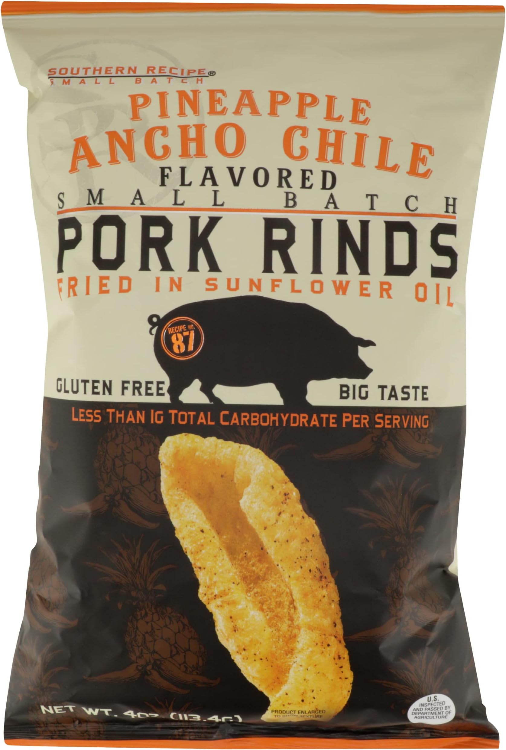 Southern Recipe Small Batch Pork Rinds, Sea Salt & Cracked