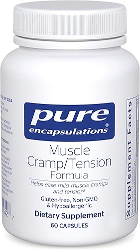Pure Encapsulations Muscle Cramp/Tension Formula | Hypoallergenic Supplement to Reduce Occasional Muscle Cramps/Tension and Promote Relaxation | 60