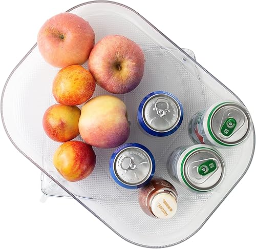 Vista 6 de Lazy Susan - Estante ovalado para tocadiscos, gabinete, despensa, cocina, nevera, bandeja de baño, tocador de maquillaje, organizador debajo