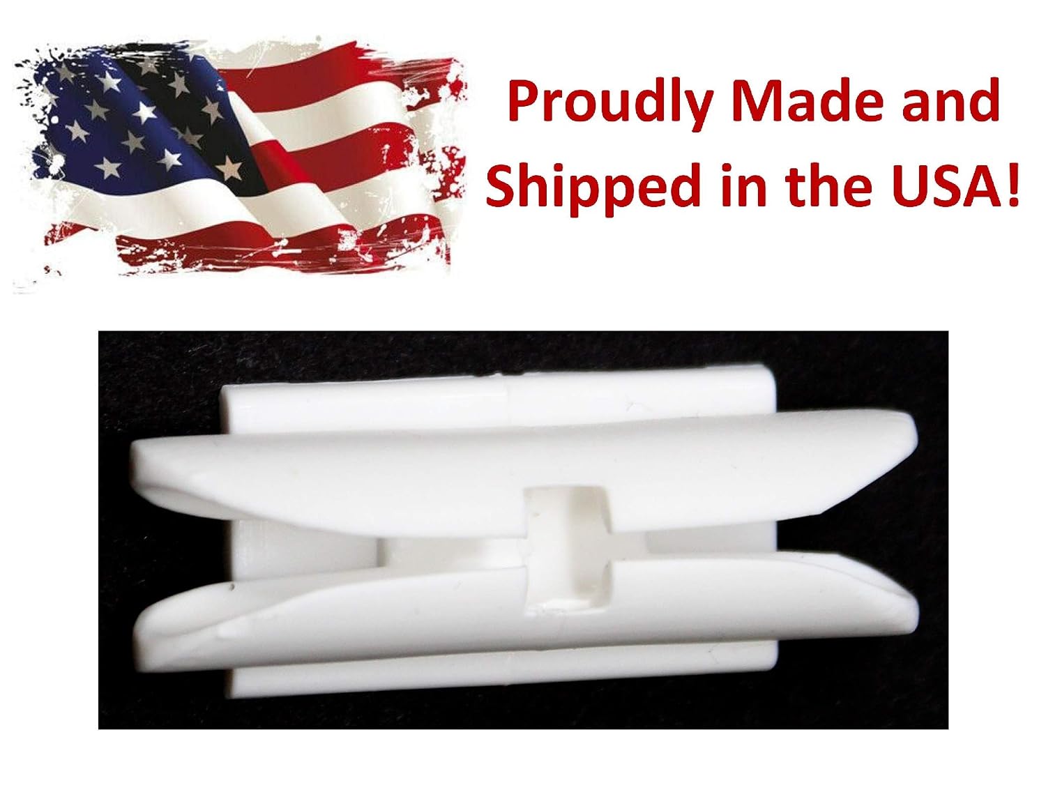 Aftermarket Headliner Bow Side Mounting Plastic Snap Clip Compatible with GMK4012532682 4012532682 1967-1974 GM A F X Body (6)