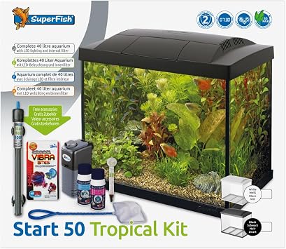 Superfish Start 50 Aquarium - Black