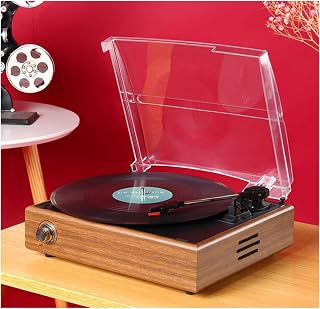 Vinyl Record Player With Stylus,Record Player Turntable For Vinyl Record Player, 3-Speed Belt-Driven For Entertainment And Home Decoration