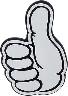Al Hayah Thumb Up Shaped Sticker for Car - Silver